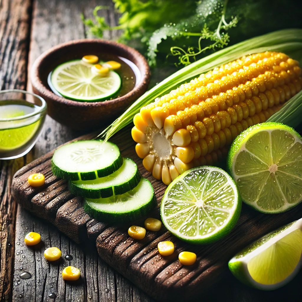 Zesty Roasted Corn and Cucumber Salad Main Ingredients Zesty Roasted Corn and Cucumber Salad – A Refreshing Summer Side Dish