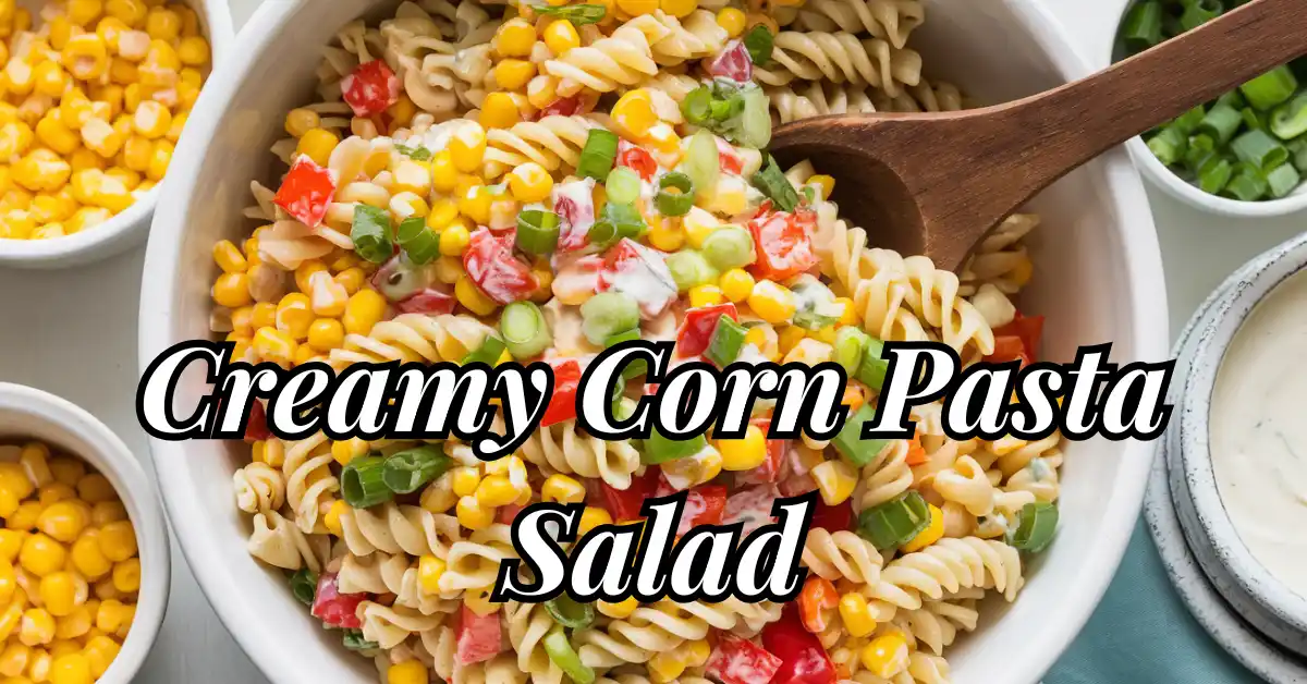 Creamy Corn Pasta Salad
